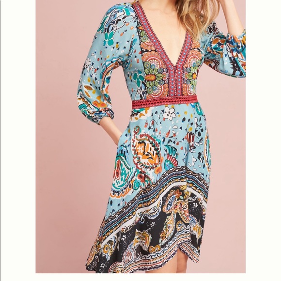 Anthropology beaded dress size 00 - Picture 3 of 4